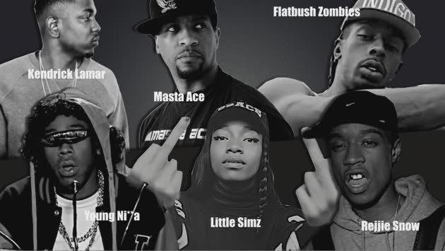 Kendrick Lamar, Flatbush Zombies, Rejjie Snow, Little Simz, Loiter Squad, Masta Ace
